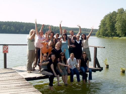 Uczestniczki i uczestnicy Kursu Dramy VIII.2009