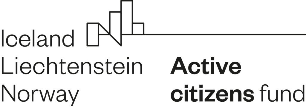 Logo programu Active citizens fund Iceland Liechtenstein Norway