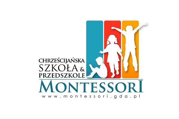 Logo chrześcijańskiej szkoły i przedszkola Montessori www.montessori.gda.pl