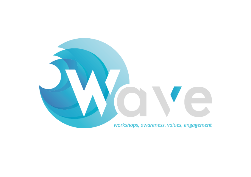 Obszar roboczy 1 Logo projektu: Wave workshops, awareness, values, engagement