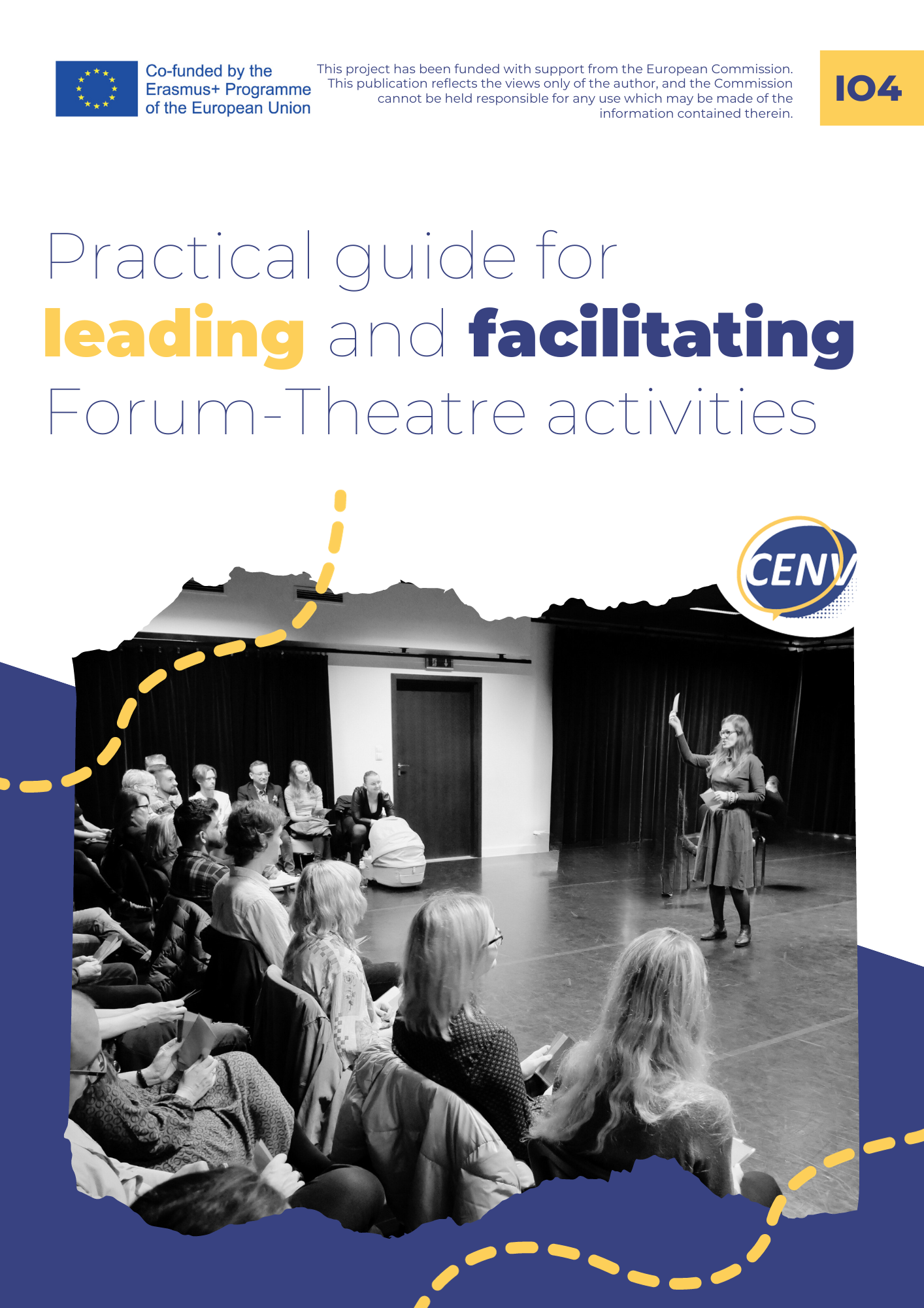 IO4-2-1 Okładka publikacji Practical guide for leading and facilitating Forum-Theatre activities (ENG)